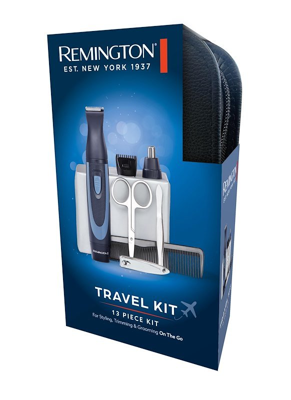 Remington Kit viaggio 13 pezzi Ne3890 Blu Azzurro