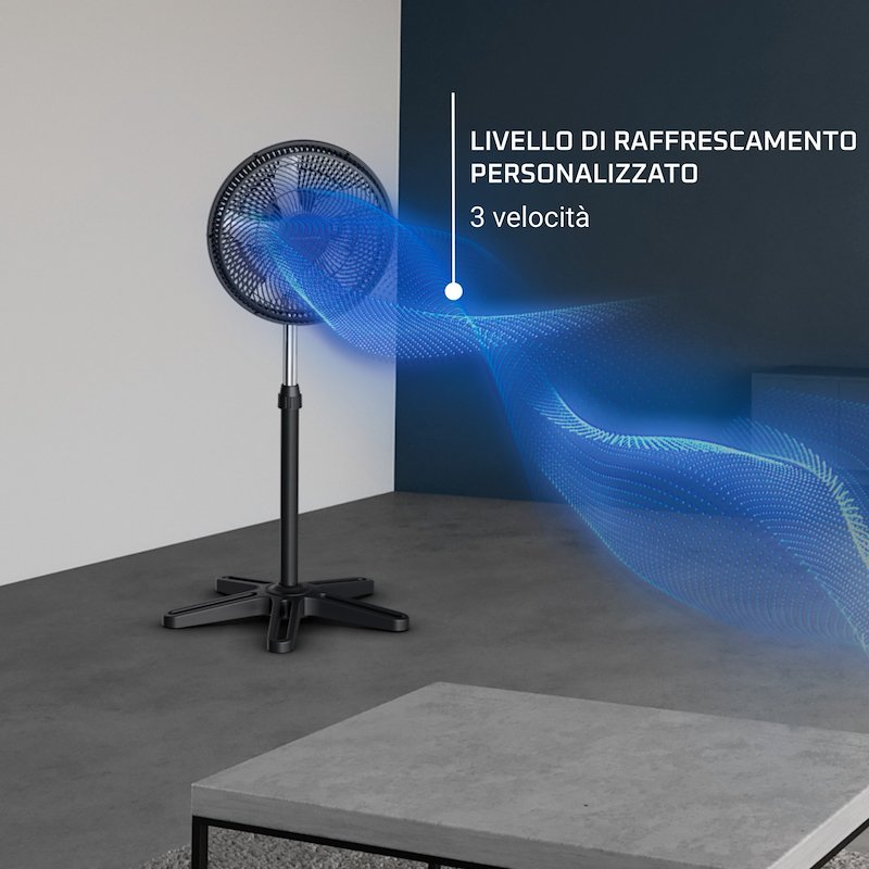Rowenta Ventilatore a Piantana VU3110 Nero