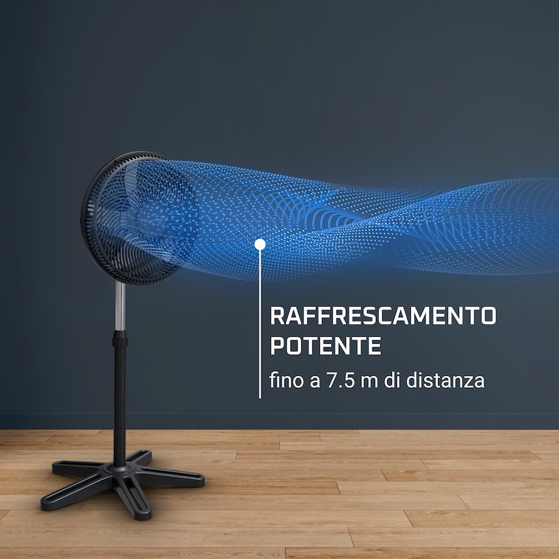 Rowenta Ventilatore a Piantana VU3110 Nero