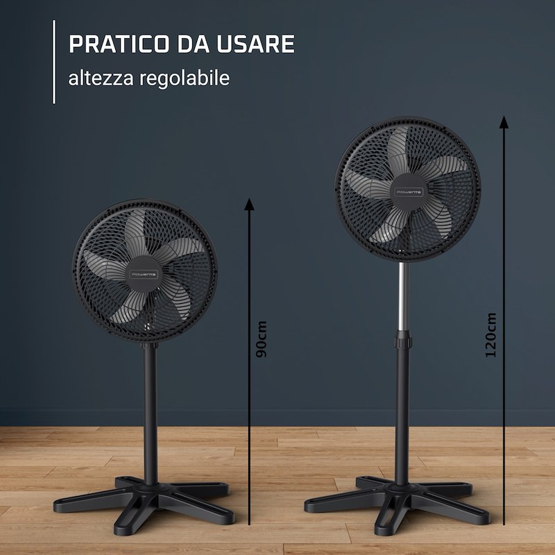 Rowenta Ventilatore a Piantana VU3110 Nero