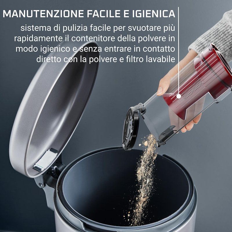 Rowenta X-PERT 3.60 Aspirapolvere Senza Fili – 45 Min Autonomia, Con Kit Animal Care, Leggero 2,2 Kg, LED