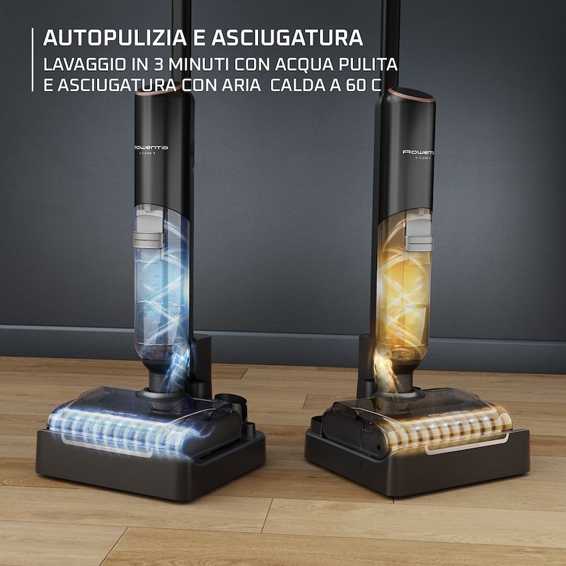 Rowenta Lavapavimenti Gz5736e0 TRUST BLU E CROMATO