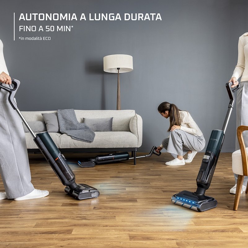 Rowenta Lavapavimenti Gz5736e0 TRUST BLU E CROMATO