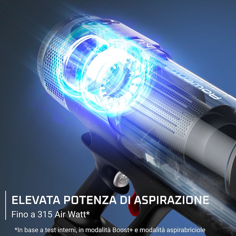 Rowenta Scopa Elettrica X-FORCE FLEX 16.60 Rh9c71e0 Inside metal & liquid metal