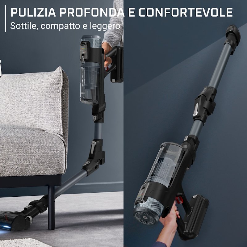 Rowenta Scopa Elettrica X-FORCE FLEX 16.60 Rh9c71e0 Inside metal & liquid metal