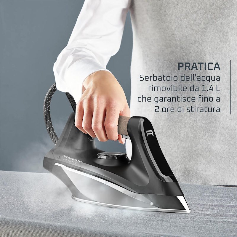Rowenta Ferro a vapore Force Pro 350 Vr7444f0 	Nero  Blu