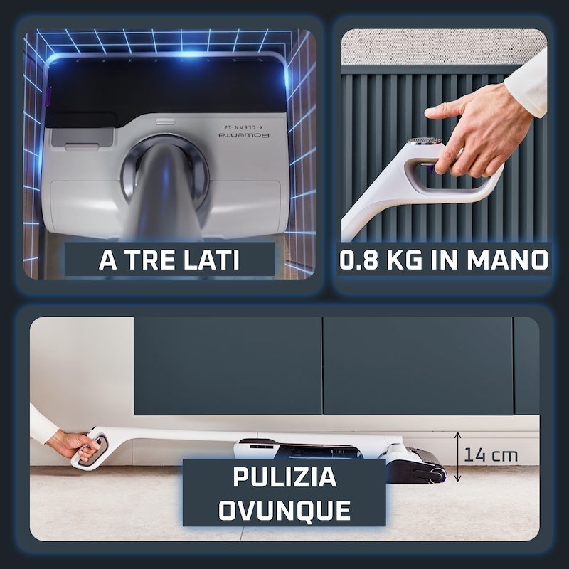 Rowenta Lavapavimenti 2 in 1 X-Clean 12 Gz7257e0