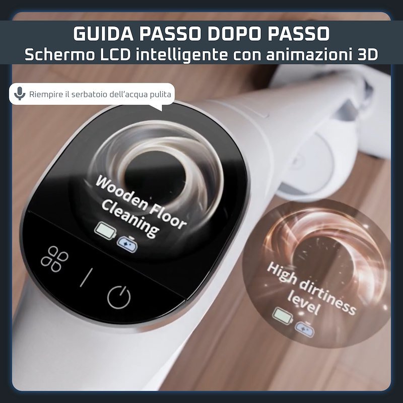 Rowenta Lavapavimenti 2 in 1 X-Clean 12 Gz7257e0