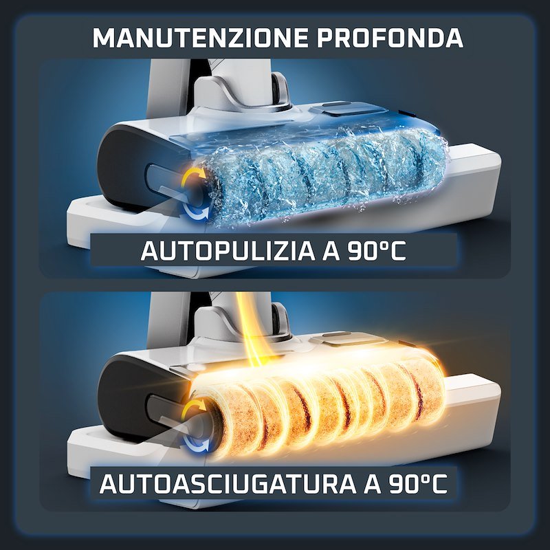 Rowenta Lavapavimenti 2 in 1 X-Clean 12 Gz7257e0