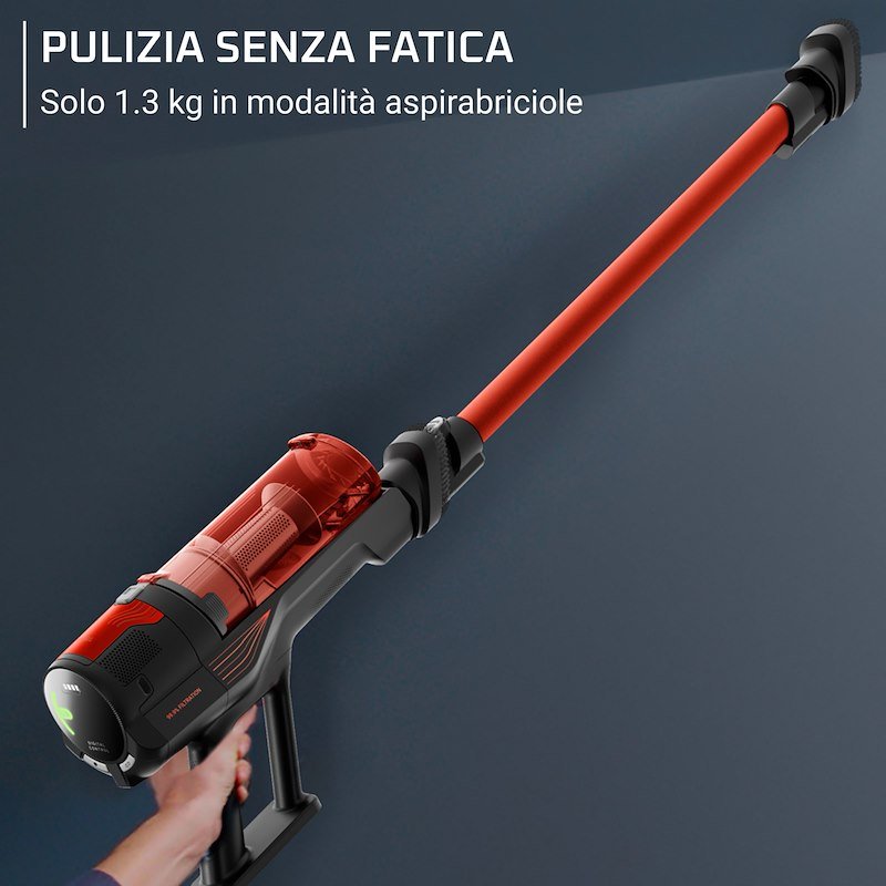 Rowenta Scopa Elettrica Rh1872 4 in 1 Rosso