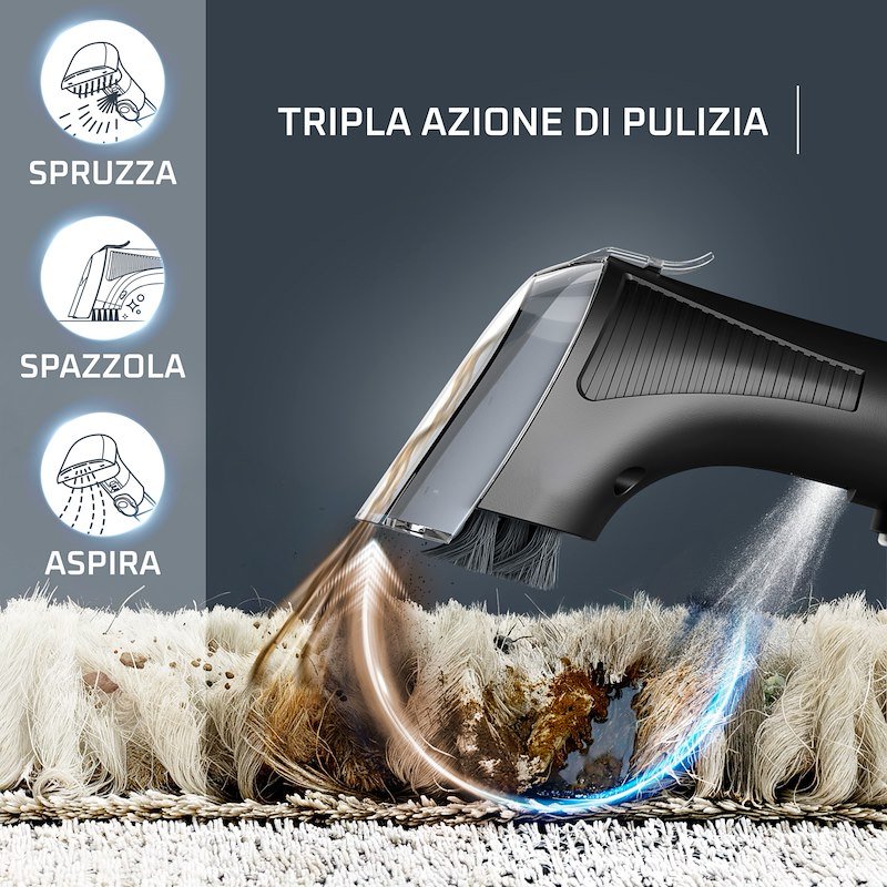 Rowenta Lavatappeti Clean It Hot & Cold IN7021