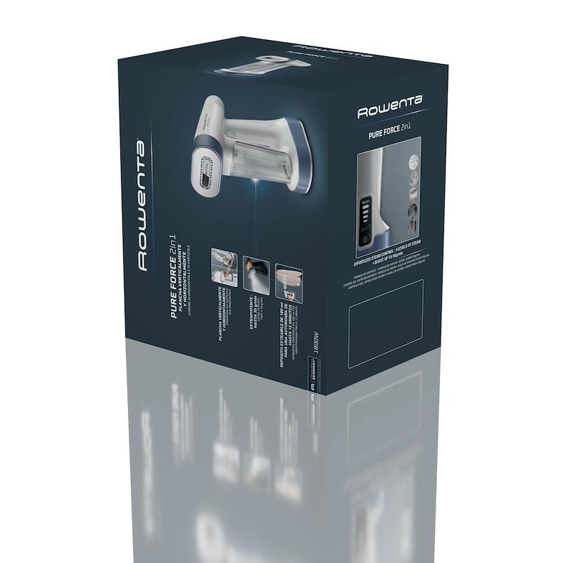 Rowenta 2-in-1 Stiratore verticale a vapore Dr8722