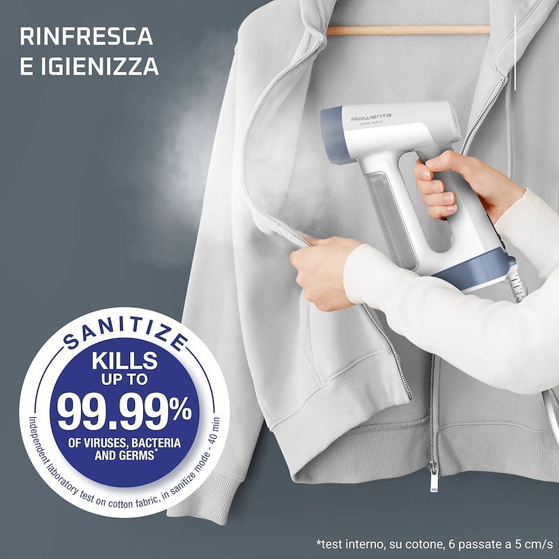 Rowenta 2-in-1 Stiratore verticale a vapore Dr8722
