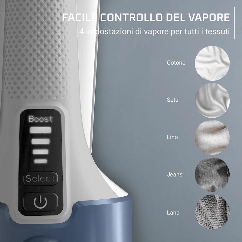 Rowenta 2-in-1 Stiratore verticale a vapore Dr8722