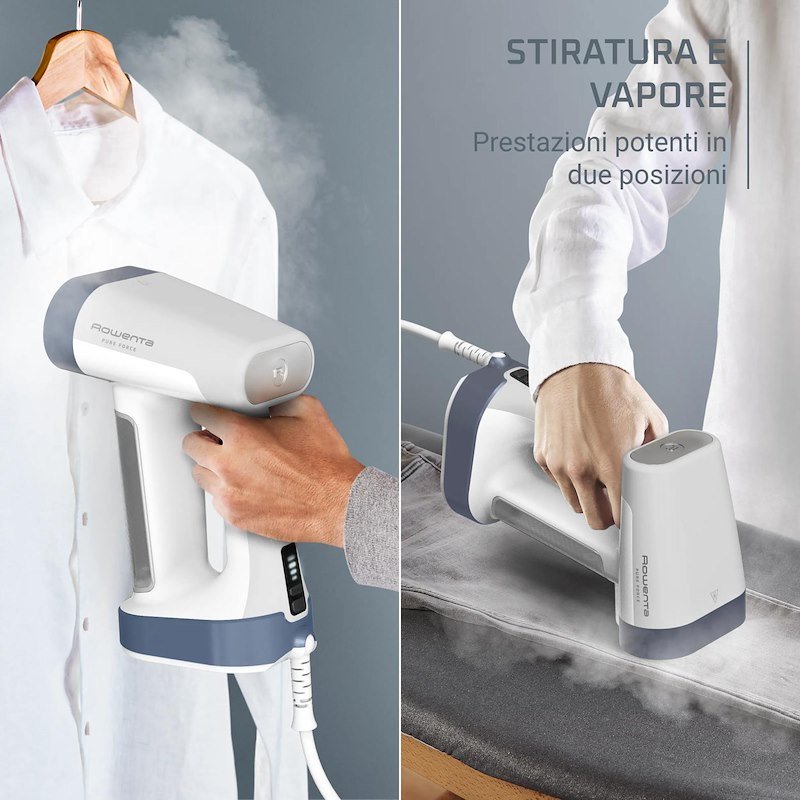 Rowenta 2-in-1 Stiratore verticale a vapore Dr8722