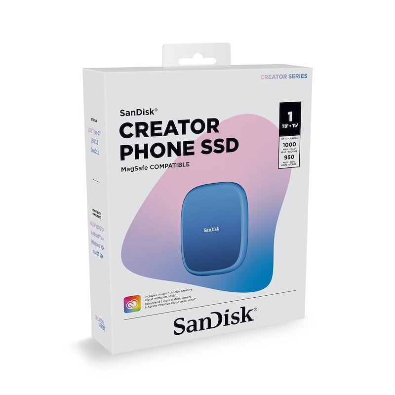 Sandisk SSD Esterna per telefono Sdssde62c-1t00-g25