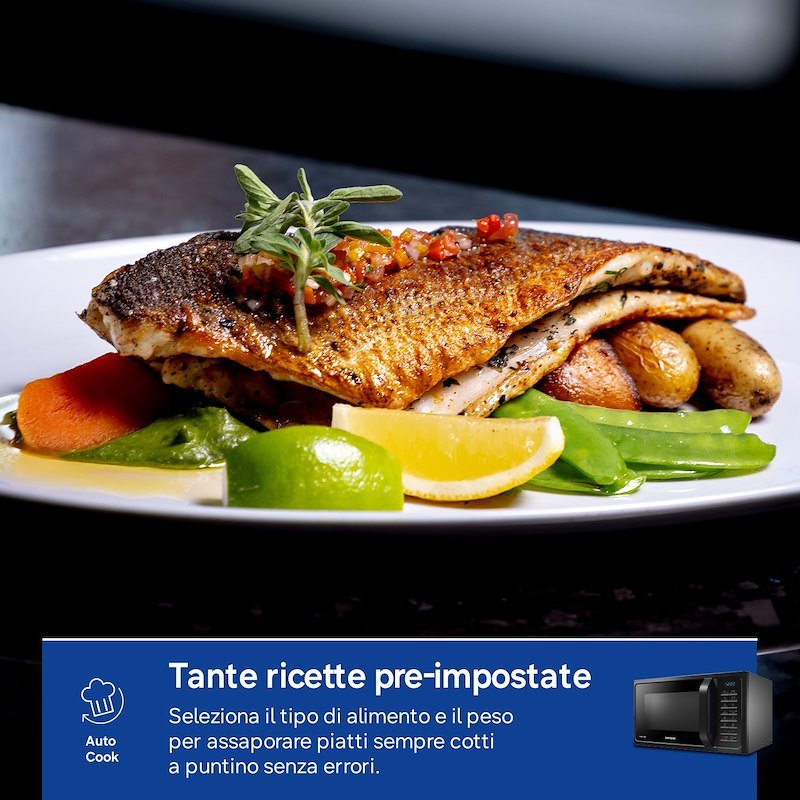 Samsung Microonde MC28H5015CK/ET Nero