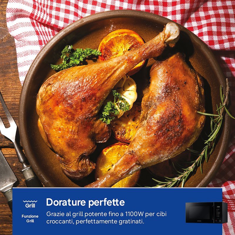 Samsung Microonde MG23T5018AK/ET Black