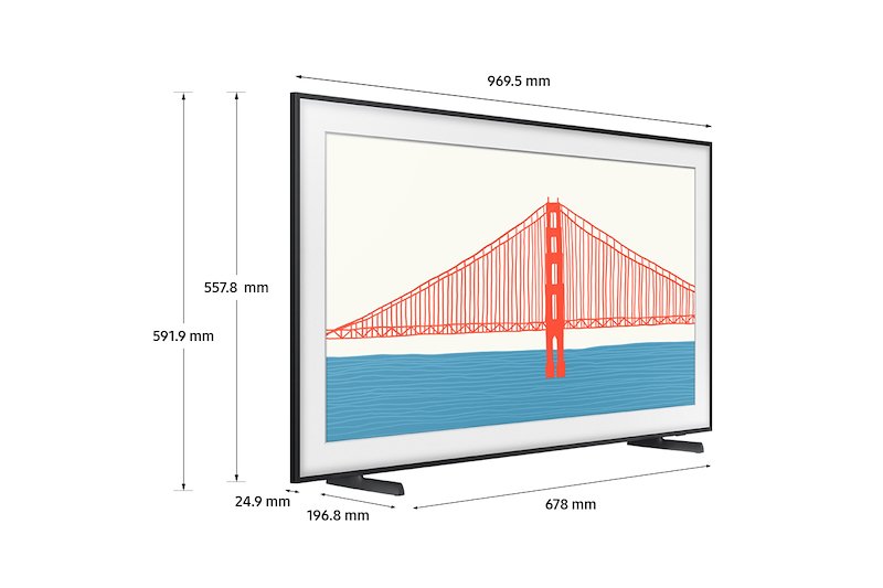 Samsung Tv The Frame Qled 43" 4k hdr - Qe43ls03aauxzt