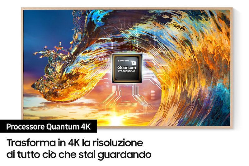 Samsung Tv The Frame Qled 43" 4k hdr - Qe43ls03aauxzt