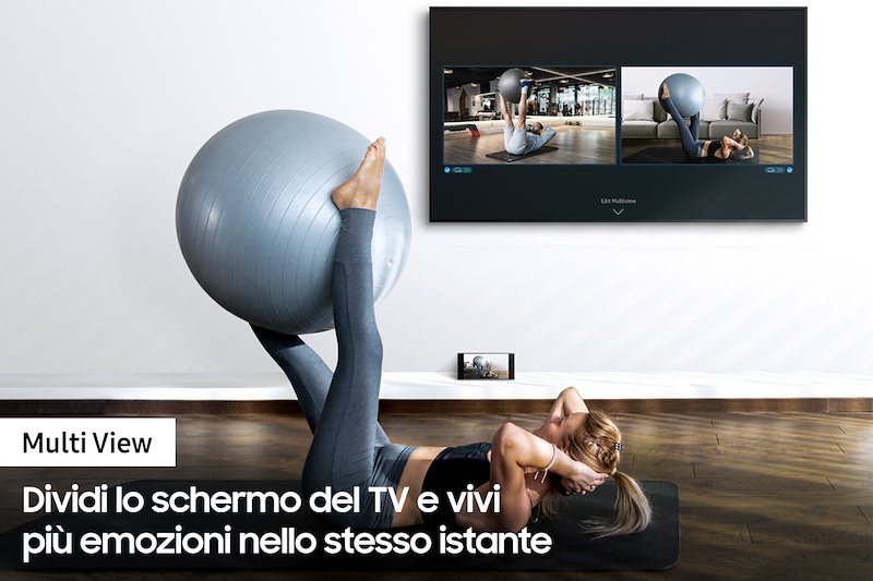 Samsung Tv The Frame Qled 43" 4k hdr - Qe43ls03aauxzt