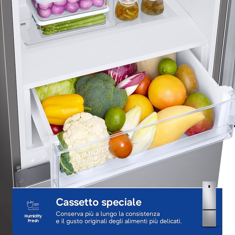 Frigorifero Combinato Samsung EcoFlex AI 2m 390L RB38C672CSA