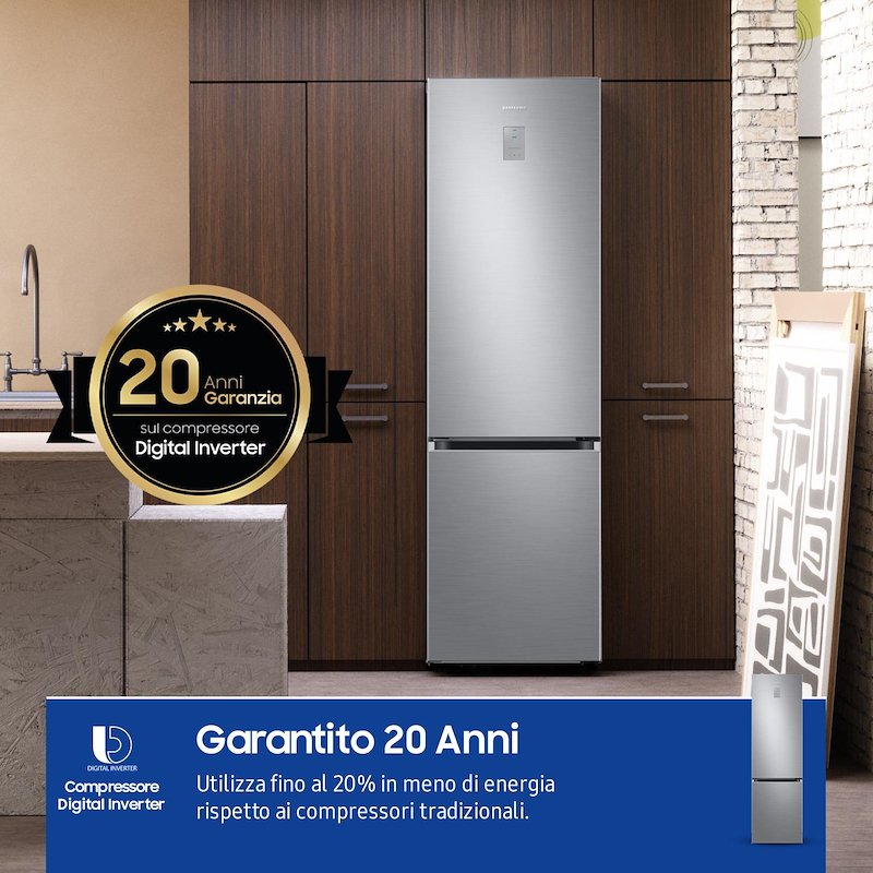 Frigorifero combinato Samsung Rb38c676cs9/ef