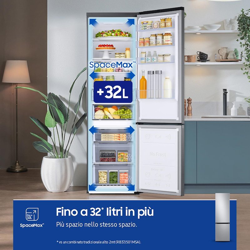 Samsung Frigorifero Combinato Rb38c607as9/ef