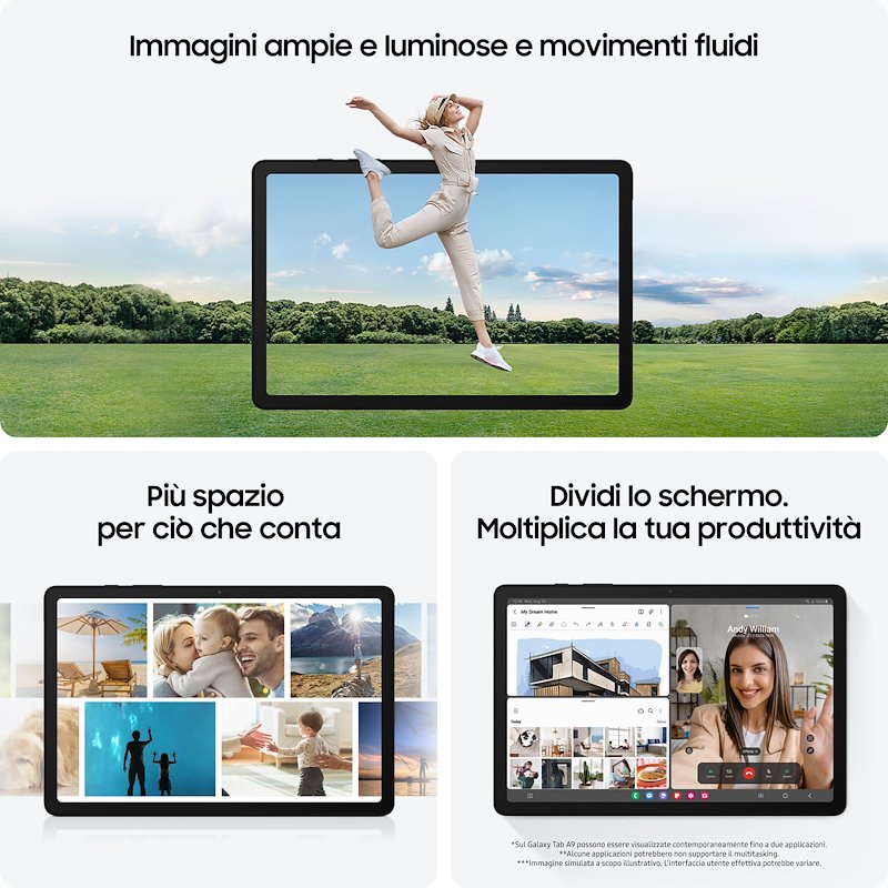 Samsung Galaxy TAB A9 WIFI 64GB Gray