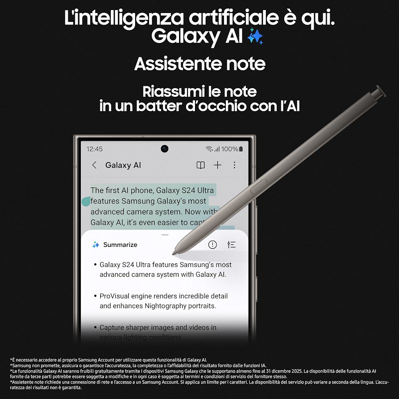 Samsung Galaxy S24 Ultra 12/256 GB Titanium Black