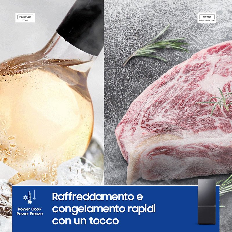 Samsung Frigorifero Combinato 340L Rb50dg601eb1 Antracite