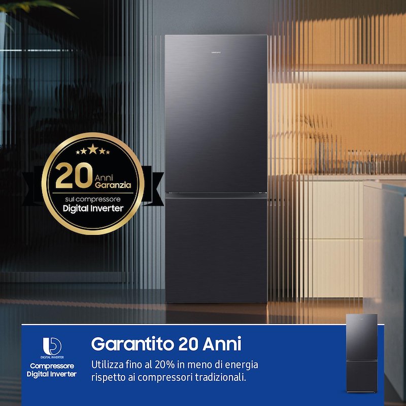 Samsung Frigorifero Combinato 340L Rb50dg601eb1 Antracite