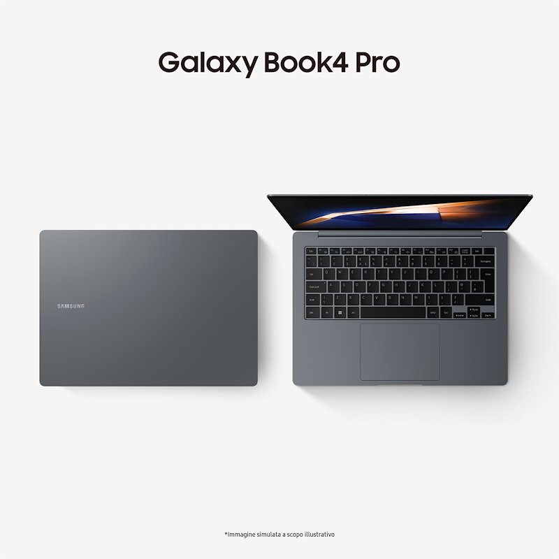 Samsung Notebook 14" 16512GB GALAXY BOOK4 PRO Moonstone Gray