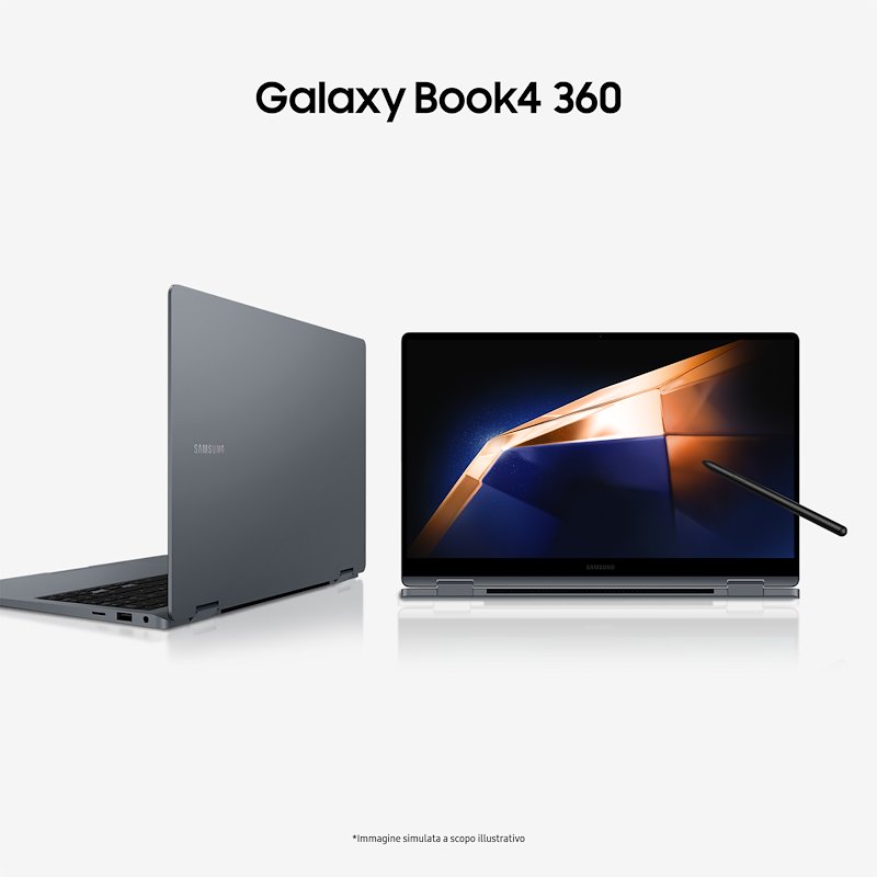 Samsung Notebook GALAXY BOOK4 360 15,6" 16512GB Gray