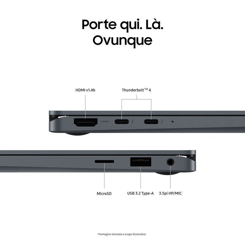 Samsung Notebook GALAXY BOOK4 360 15,6" 16512GB Gray