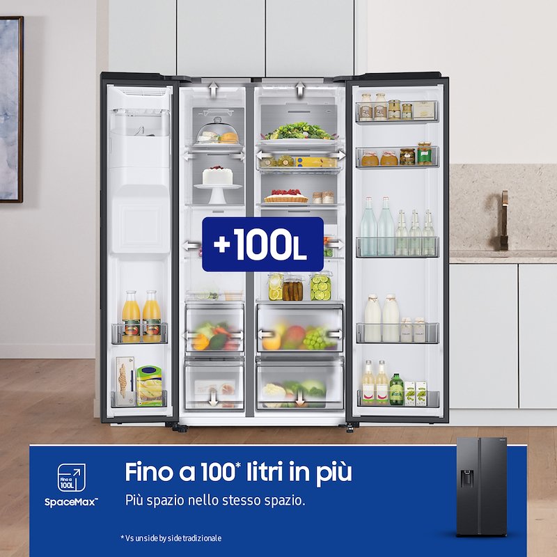 Samsung Frigorifero Americano Rs65dg54m3b1 Antracite