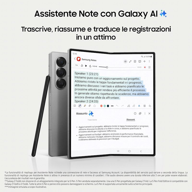 Samsung Galaxy Z Fold6 12 / 256 GB Silver Shadow