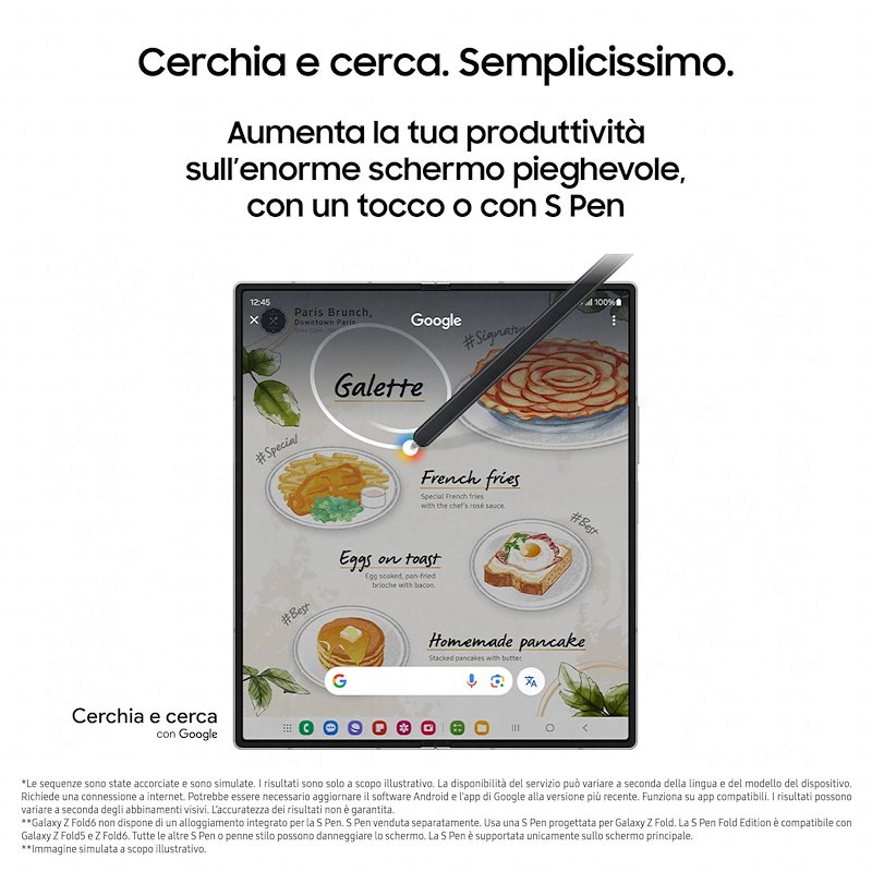 Samsung Galaxy Z Fold6 12 / 256 GB Silver Shadow