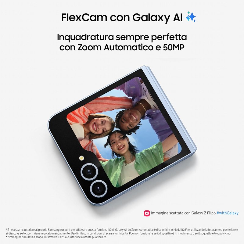 Samsung Galaxy Z Flip6 12/512 GB Silver Shadow