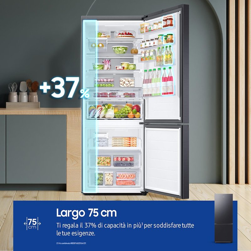 Samsung Frigorifero combinato RB53DG706AB1EF F1RST75 AI