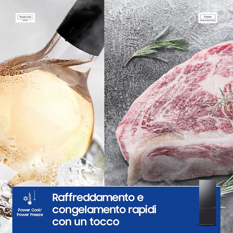 Samsung Frigorifero combinato RB53DG706AB1EF F1RST75 AI