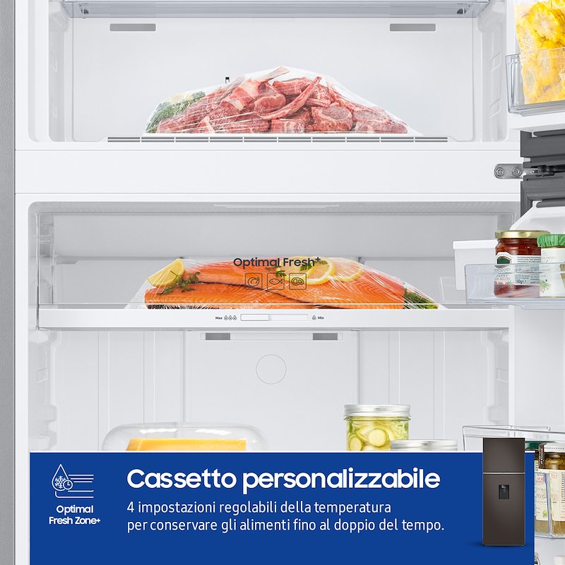 Samsung Frigorifero Combinato 462 L  BESPOKE AI™  RT47CB6736C2ES Cotta Charcoal