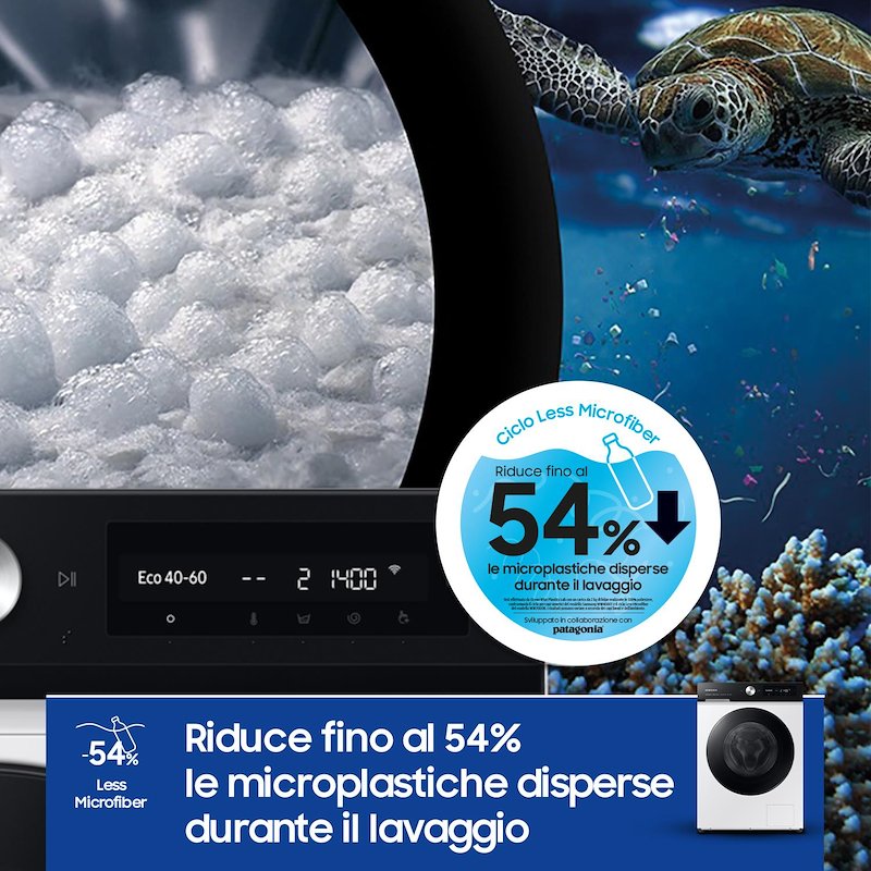 Samsung Lavatrice 9 Kg Ww90db7u94geu3 Bianco