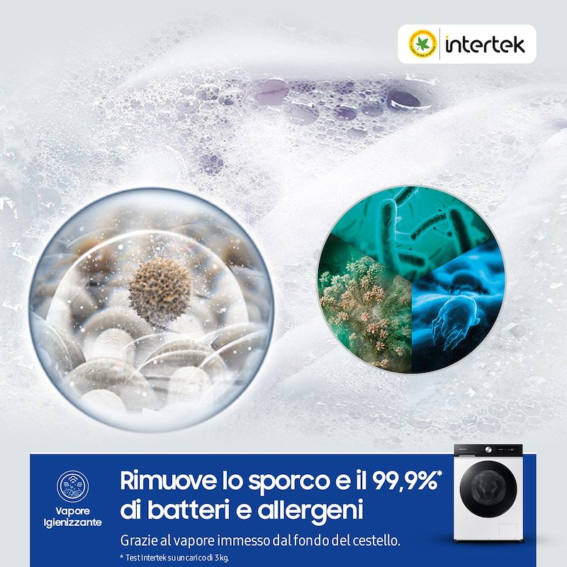 Samsung Lavatrice 9 Kg Ww90db7u94geu3 Bianco