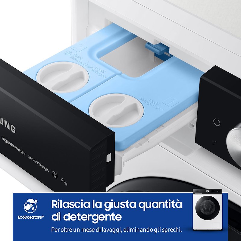 Samsung Lavatrice 9 Kg Ww90db7u94geu3 Bianco