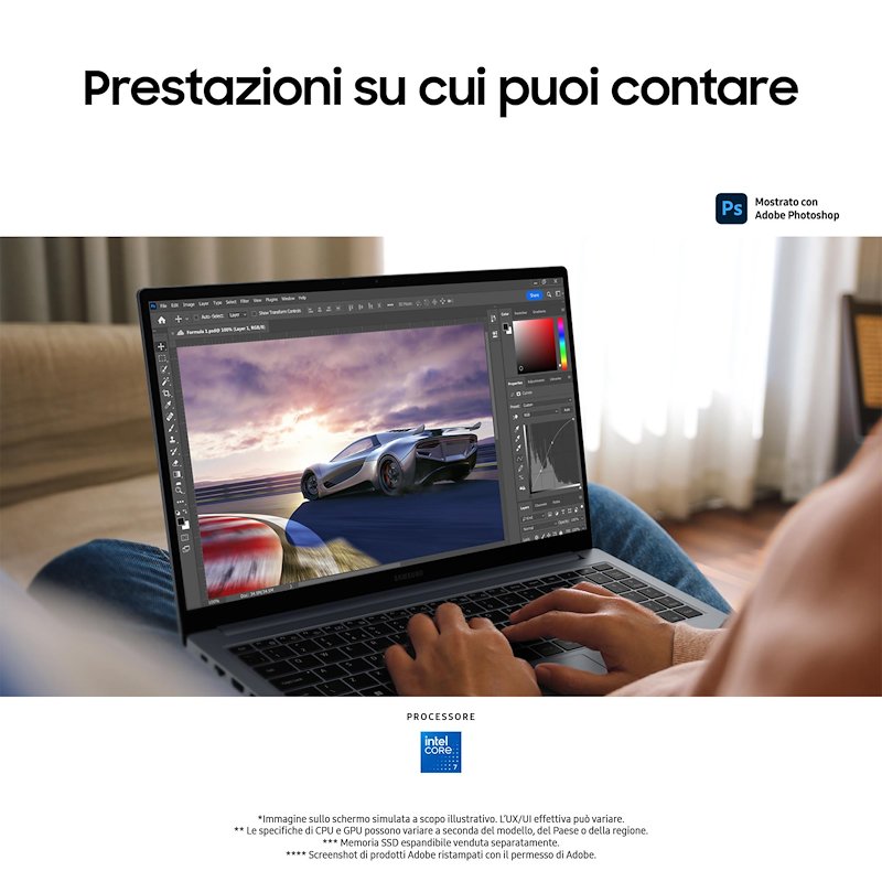 Samsung Notebbok GALAXY BOOK4 16/512 GB Np750xgk-kg1it Gray