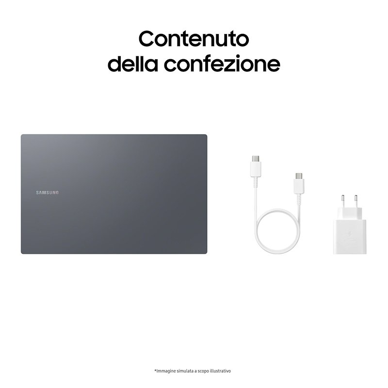 Samsung Notebbok GALAXY BOOK4 16/512 GB Np750xgk-kg1it Gray