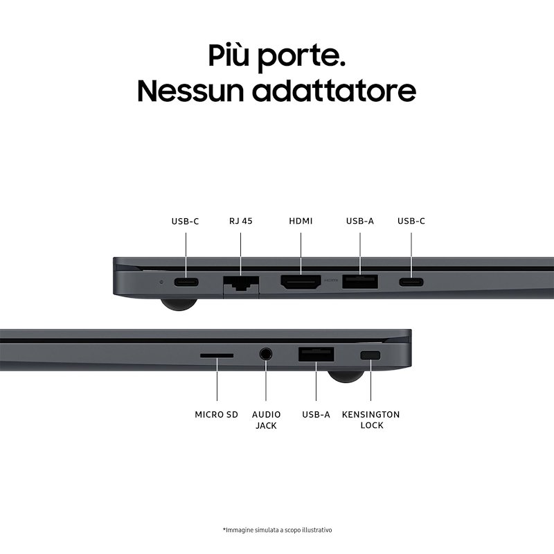 Samsung Notebook GALAXY BOOK4 16/512 GB Np750xgk-kg1it Gray