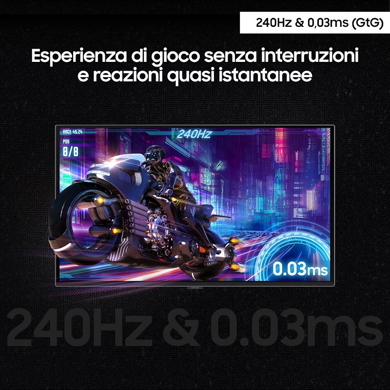 Samsung Monitor OLED 27"LS27DG610SUXEN Argento