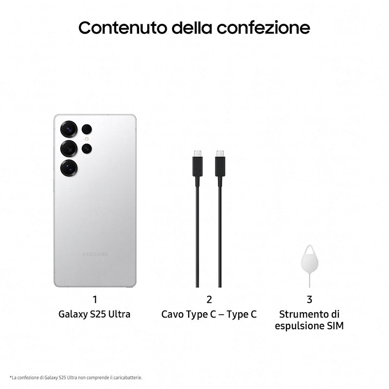 Samsung Galaxy S25 Ultra 12/ 256GB Titanium White Silver
